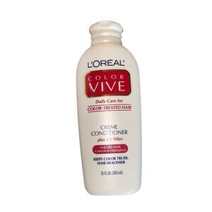 L'Oreal Color Vive Creme Conditioner  13 oz. Retired Discontinued Vintage Prop